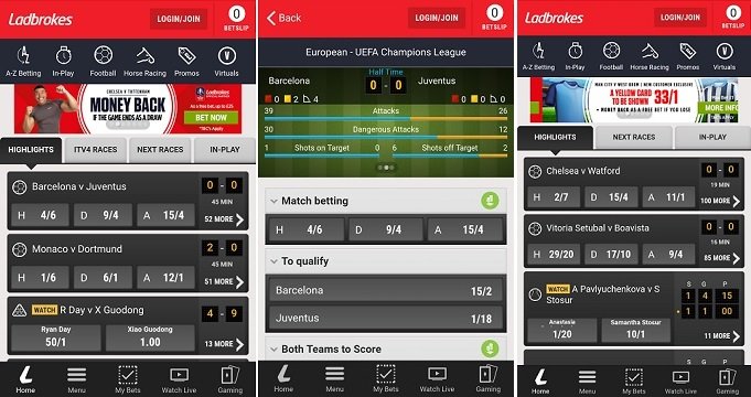 Ladbrokes Sports App